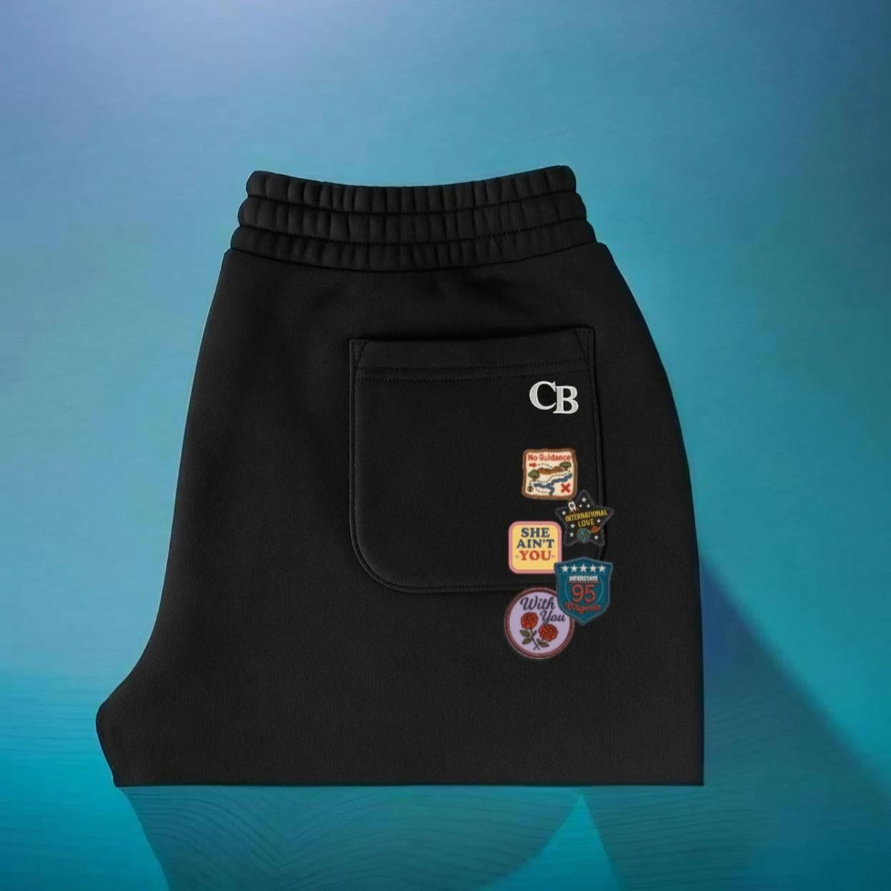 No Guidance: Black Trackpants
