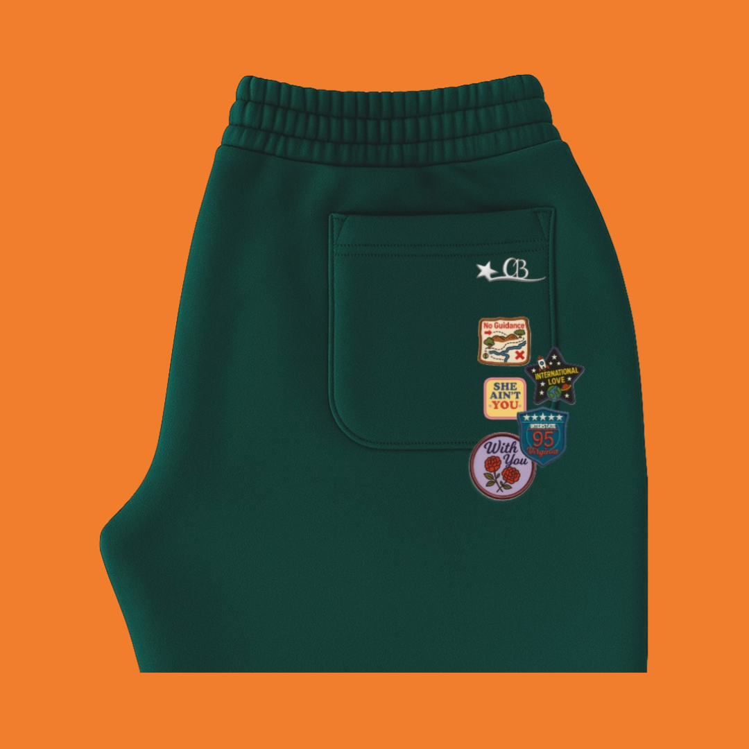 Chris brown inspired track pants