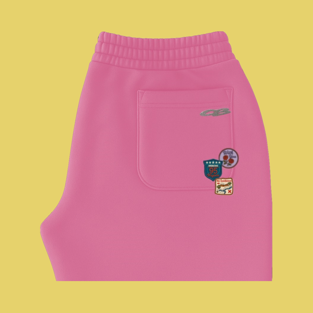 Summer Too Hot: Pink Trackpants