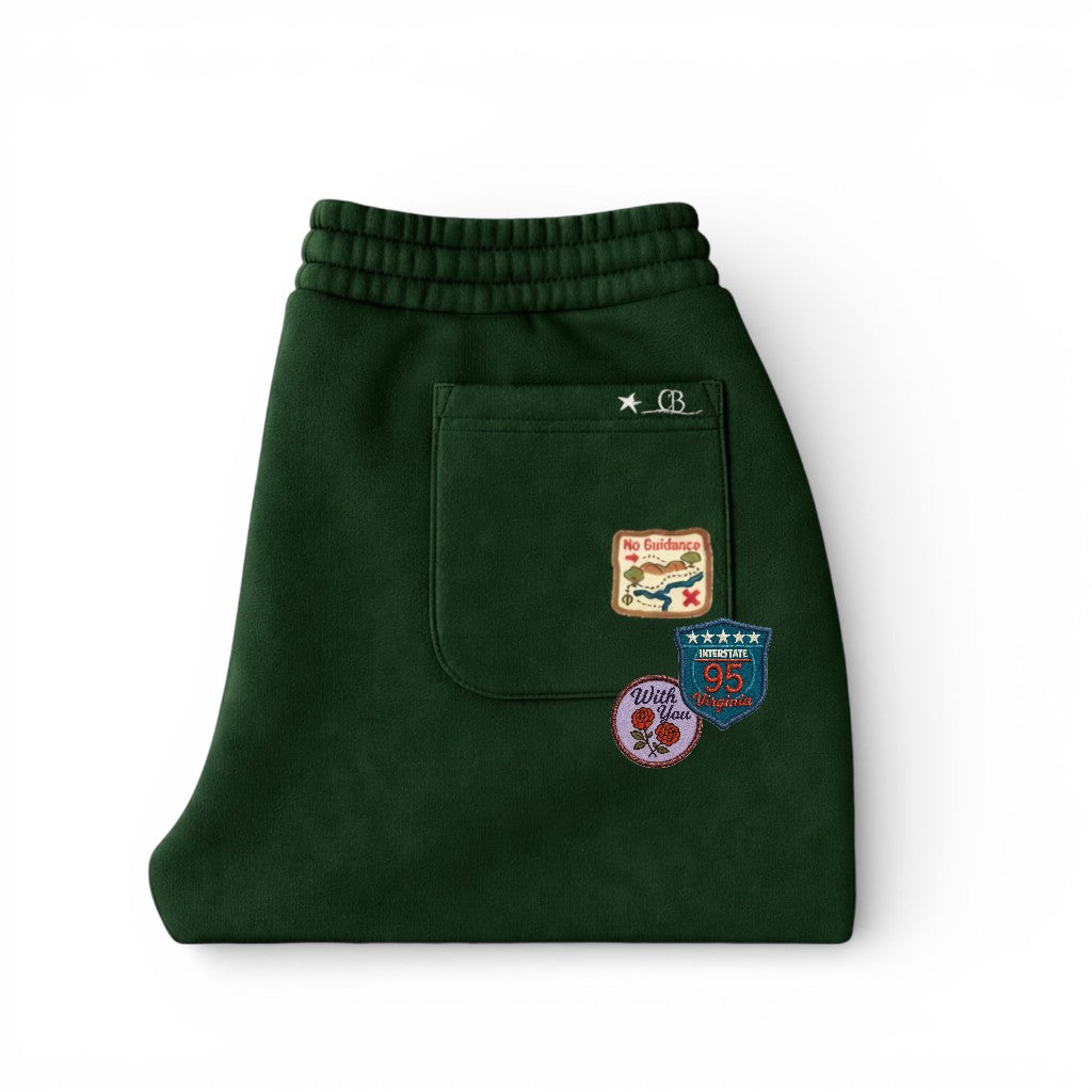 No Guidance Trackpant – Forest Green